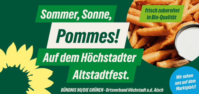 Altstadtfest 2025 – Wir sind mit frischen Pommes dabei