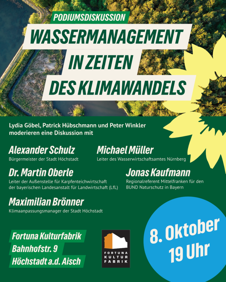 Wassermanagement in Zeiten des Klimawandels – Podiumsdiskussion